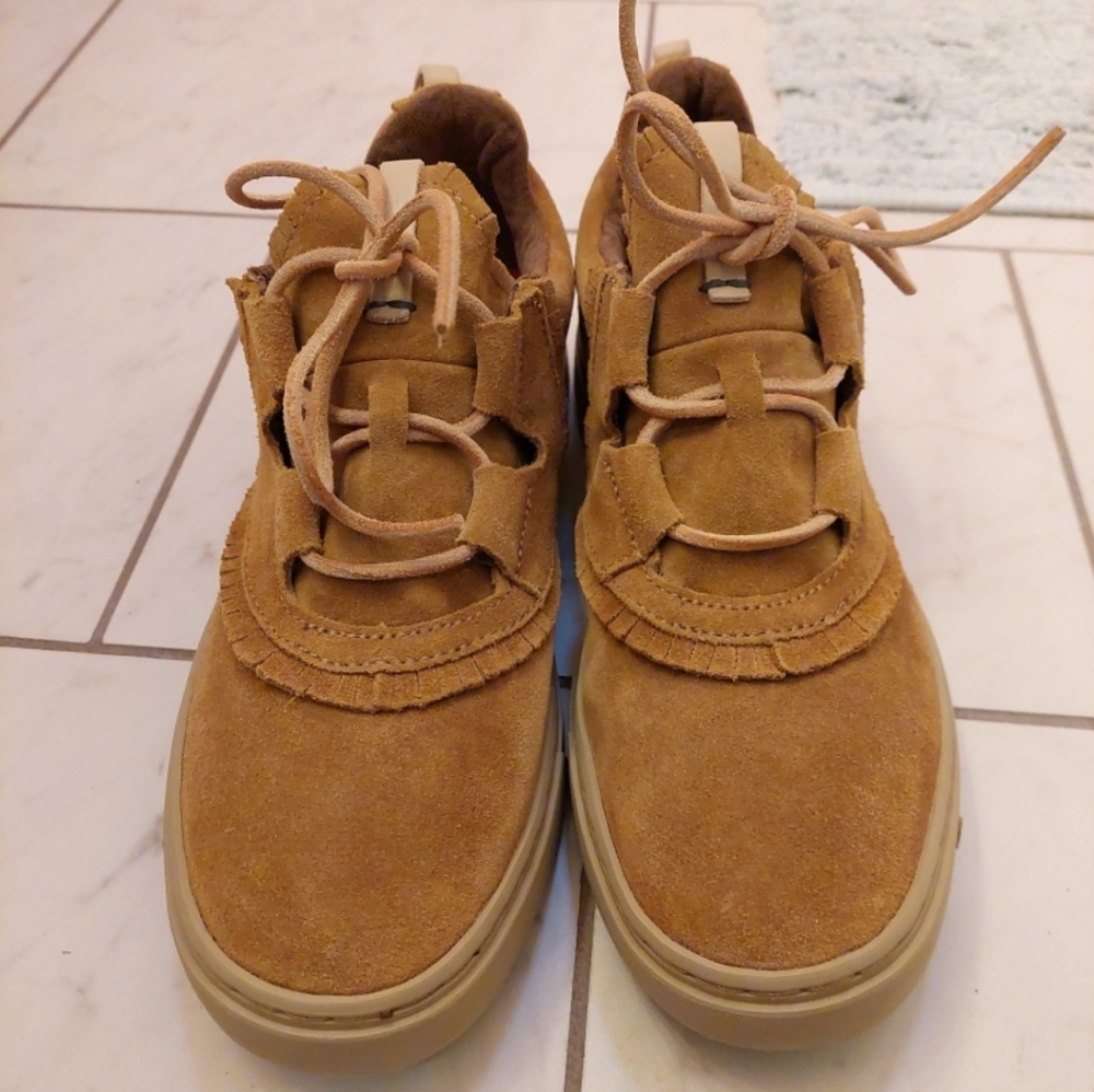 Satorisan Kiowa Sneaker, Mid-Brown, Suede, sz 39, EUC
